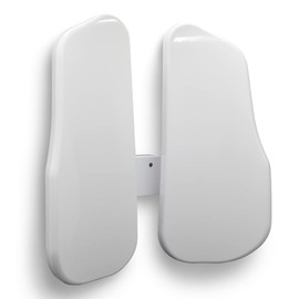 Fix Position Toilet Back Support — 2-Panel Backrest Toilet Assistance for Elderly — Lumbar Support for Bathroom — Ultra-Comfortable Bathroom Toilet Support — Accessible Handicap Toilet Aid