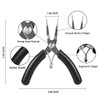 Microworld 3D Metal Model Tools, 2Pcs/Set Mini Flat Nose Plier
