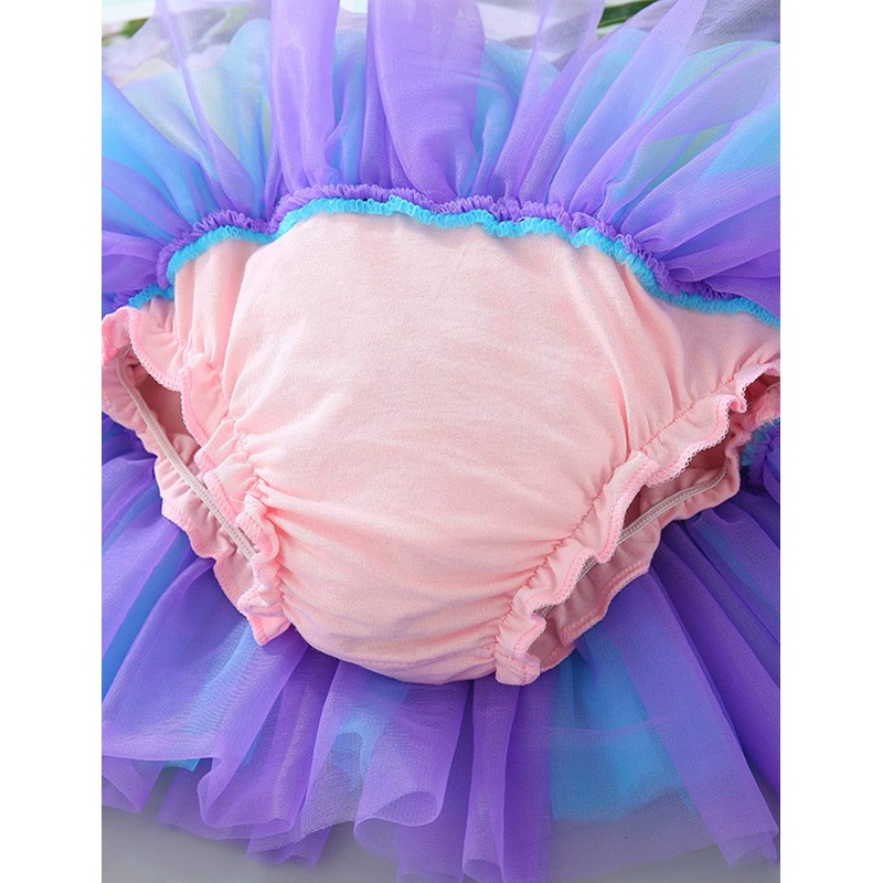 Juego de funda de pañal de tul y diadema para