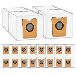 COWINORY (18 Pack) Omni C20 C10 Replacement Dust Bags Compatible with Eufy Robot Vacuum Omni C20/ C10 Robot Vacuum Self-Empty Station, Disposable Vacuum Bag Accessories, Canister Bags, Filter Bags