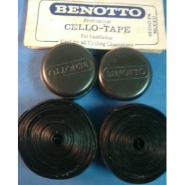 Benotto Black Smooth Road Handlebar Tape NEW / NOS Vintage-Mexico-NIB
