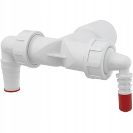 Alcaplast P156Z Double Port DN40/32 and 8-23 with Check Valves