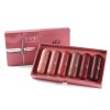 Set De Lápiz Labial Mate, Suave Bruma Aterciopelada De Larga