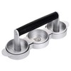 GRÄWE Hamburger Press for 3 Mini Burger Patties, 3 Mini