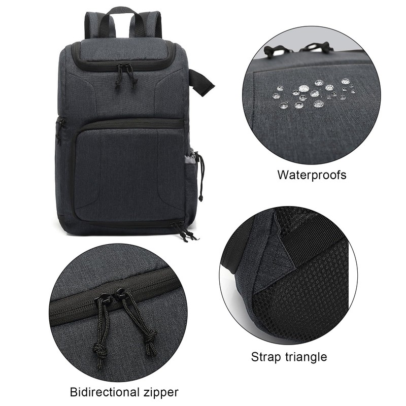 Wesoke Camera Backpack Bag Professional Camera Case for DSLR/SLR Mirrorless