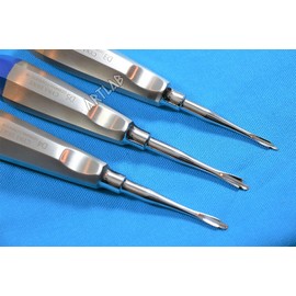 3mm, 4mm, 5mm Dental Proximator Elevator 3pcs German Premium Stainless Steel (Cynamed)