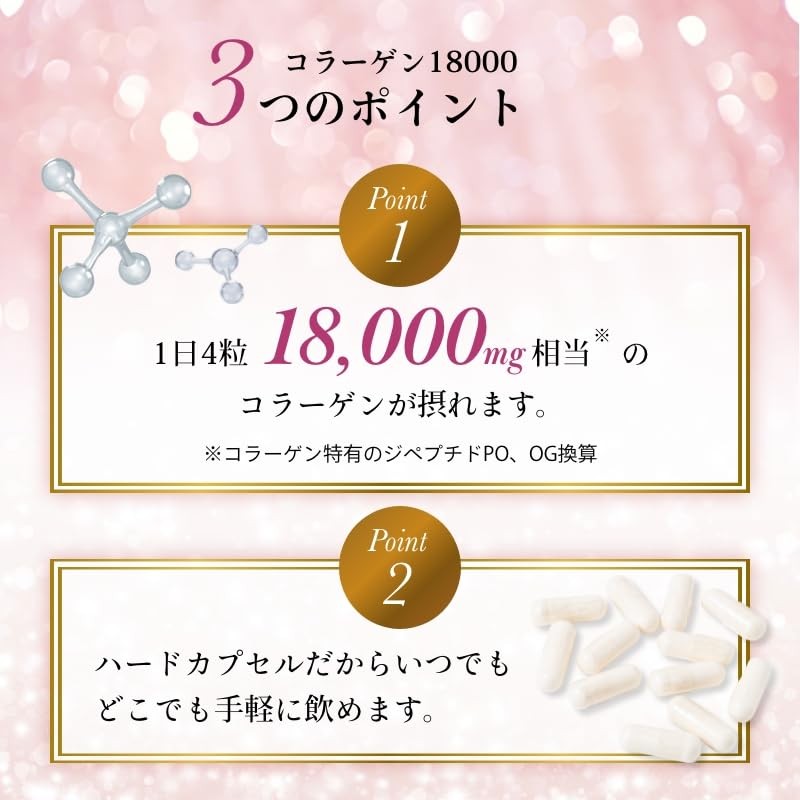 インフィニティー コラーゲン18000 80粒 20日分