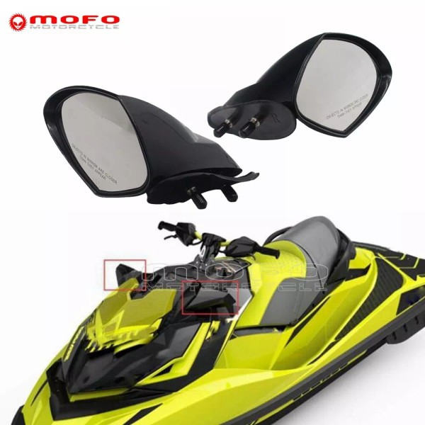 Mofomotor Rearview Side Mirrors Left Right For Yamaha WaveRunner VX110