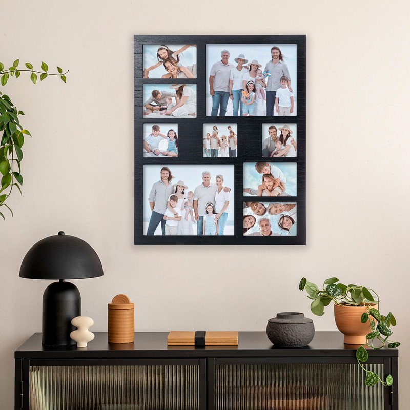 Collage Picture Frame 4x6 8x10 and 4x4 Photos -Large Size