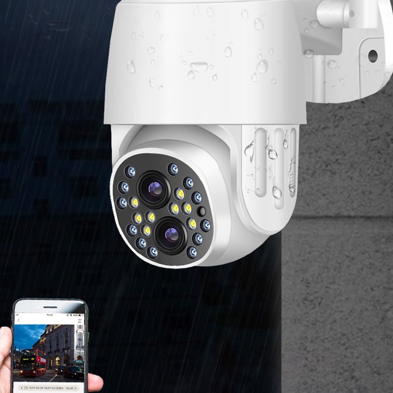 WiFi Security Camera 1080P 2MP Night Vision 2 Way Audio