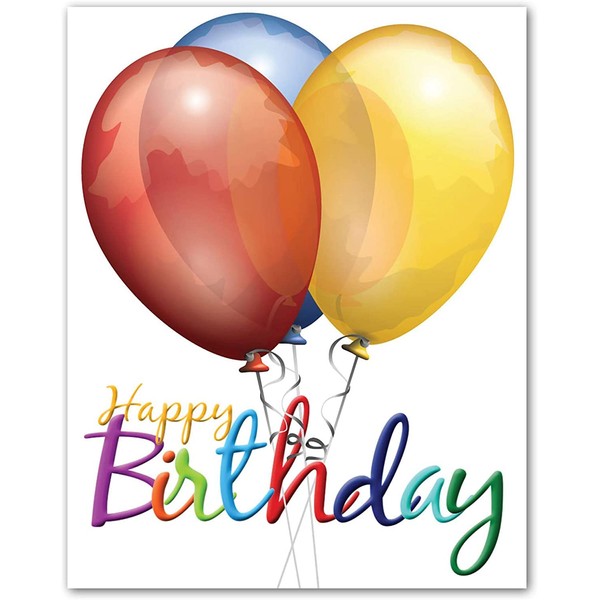 Small World Greetings Happy Birthday Cards 24 Count - Blank