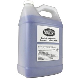 Desiccant Beads for Air Dryers Premium Silica Gel Blue to Pink Indicating 1 Gallon 7.5 lbs Moisture Absorber