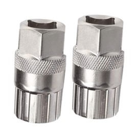 CHILDWEET 2pcs Mountain Bike Freewheel Remover Tool Lightweight Rotary Cassette Installation Kit for Efficient Maintenance Repair for Cycling Enthusiasts
