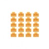 Lindy RJ45 Port Locks, Orange, 20pcs