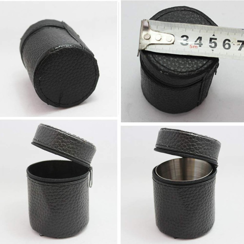 4 Pieces 30ml (1oz) Stainless Steel Shot Cups Shot Glass