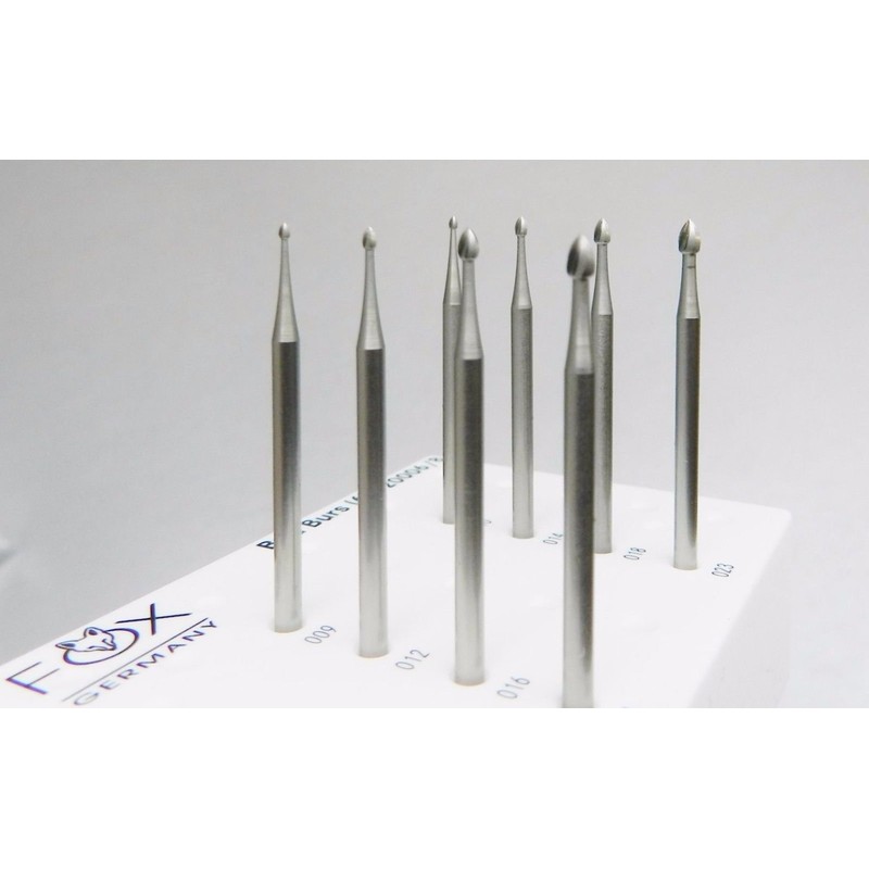 FOX JEWELRY BUD BURS SET 8 Pc JEWELERS SINGLE CUT