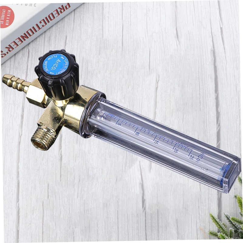 DOITOOL Pressure Reducer Flow Gauge Alloy Flowmeter Argon Co2 Flowmeter