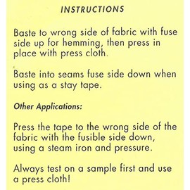 Black Fusible Knit Stay Tape - 1.25" X 25 yards SewkeysE Extremely Fine Knit Interfacing Sold by the 25 yard Roll - Black M494.01