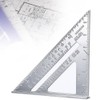 Xiaokeis Rafter Square with Level, Carpenter Square, 7 Inch Aluminum