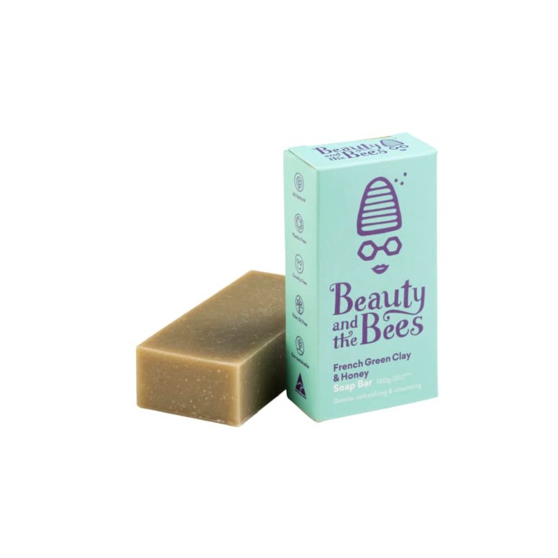 French Green Clay and Leatherwood Honey Soap