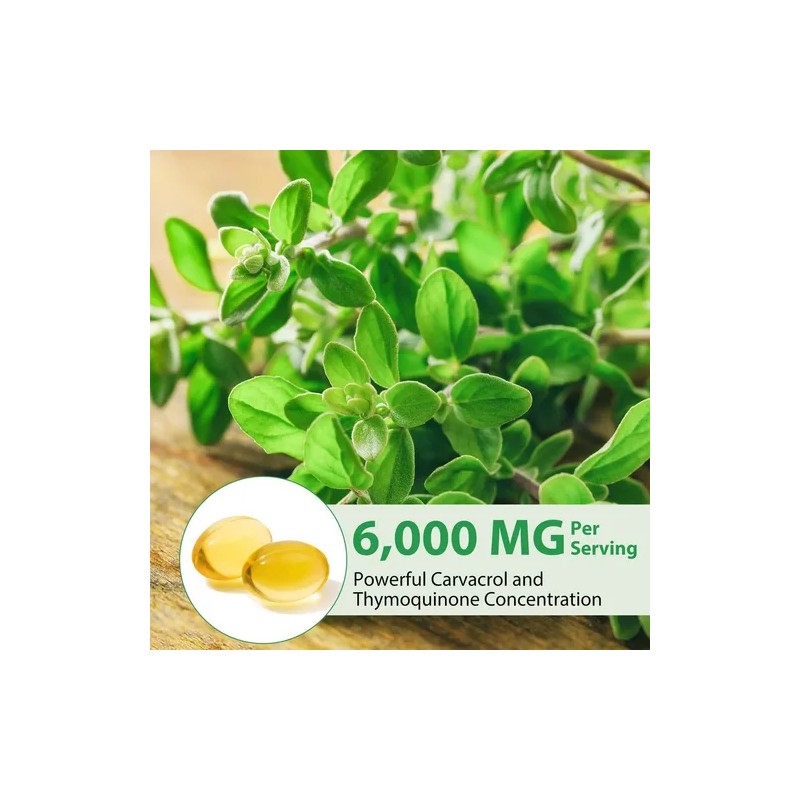 Flasture Aceite De Orégano Y Semilla Negra 240 Cápsulas