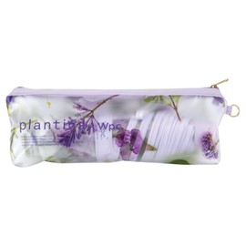 Wpc. PLV001-027-002 Rain Umbrella, Plastic, Mini Lavender, Folding Umbrella, 19.7 inches (50 cm), Women's, Vinyl Umbrella, Floral Print, Photogenic, Fiberglass, Long Usable, Transparent, Domed,