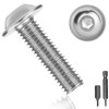 Pack of 25 Rounded Head Screws M5 x 30 Stainless