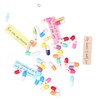 370Pcs Message Capsules Deliver Message Cute Patterns Cute Love Capsules