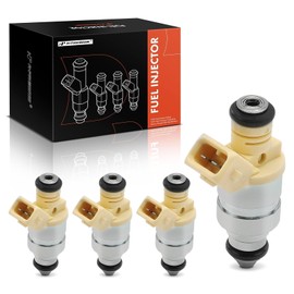 A-Premium 2 Holes Fuel Injectors Set of 4 Compatible with Mini R52/R53 Series Cooper 2002-2008 1.6L, Replace# 13537572995, 13531521390