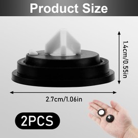 Wasserve Cistern Inlet Membrane, 2 Pieces Filling Valve for Cistern, Membrane Side Entry Membrane Washers for Cisterns and Toilet Water Tank