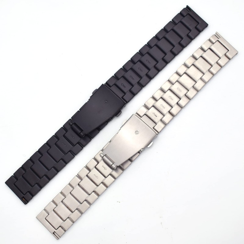 THEAGE Titanium Solid Watch Band for Mens Women, Pure Titanium