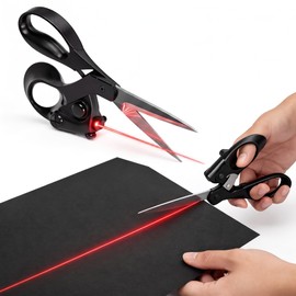 Laser Guided Scissors for Fabric Cutting, Stainless Steel Sewing Shears