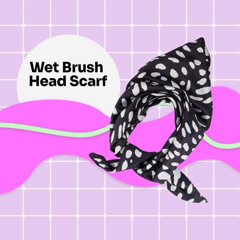 Wet Brush Headscarf -Black