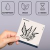 Bird Tattoo Temporalis® Temporary Tattoo Vegan and Waterproof Ink EU