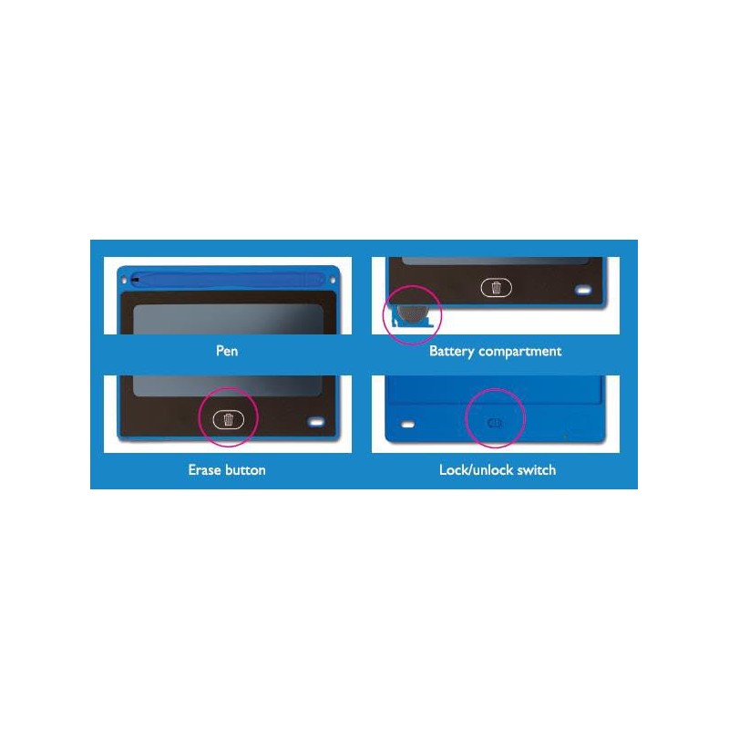 Creative Products Doodle Pad - Portable LCD Drawing Device