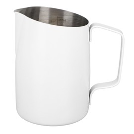 Milk Frothing Pitcher 450ml 201 Stainless Steel Inner Scale Coffee Steaming Milk Creamer Cup for Home Cafe