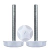 Just Accessories M8 HEADBOARD BOLTS SCREWS WITH FITTED WASHERS FIXINGS