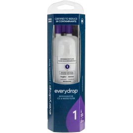 EveryDrop Ice and Water Refrigerator Filter 1, EDR1RXD1, Single-Pack , Purple