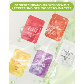 TSKER Obsidian Rauchentwöhnung Hilfsmittel Kette + 15 Nikotinfreie Filter(Orange + Blaubeere + Erdbeere + Zitrone), Raucherentwöhnungspfeife mit Atemwiderstand, mit Echtem Rauchgefühl