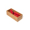 Lipper International Bamboo Utensil Holder Storage Box for Cooking Tools,