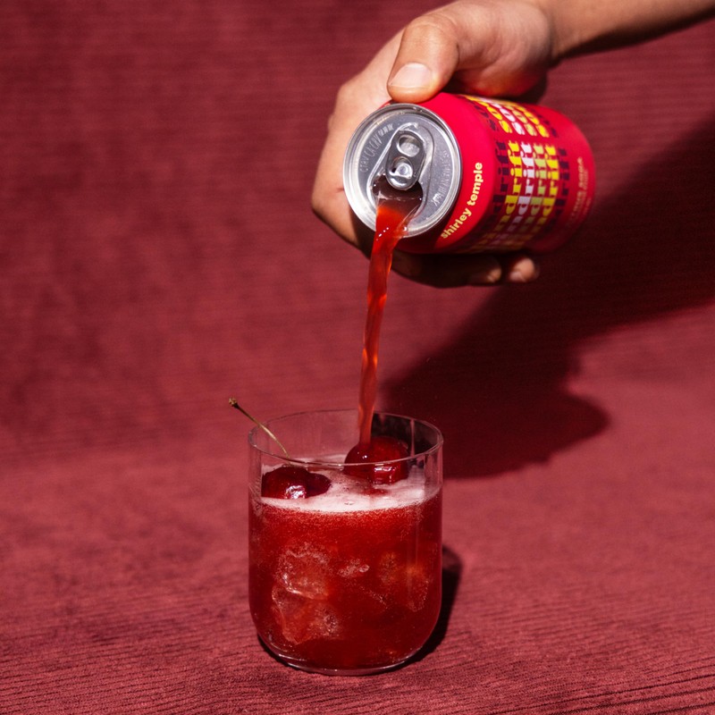 Spindrift "Shirley Temple" Cherry Citrus Soda Made with Real Squeezed