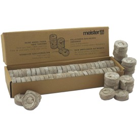 Meister Coconut Swelling Tablets Diameter 3.5 cm – Practical Set of 50 – With Nourishing Nutrient Mix – 100% Peat-Free from Coconut – Biodegradable Material / Coconut Tablets / Coconut Soil / 9968870