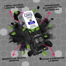 Grisi - Control, Mascarilla Burbujeante, Carbón Activado, Piel Mixta, 25 g