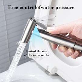 Lhdfyqt Hand Bidet Sprayer für WC, Hand Bidet Sprühgerät, Handbrause Sprühgerät, Bidet-Handbrause, WC Dusche, Bidet-Toilettensprühgerät, für Dusche, Badezimmer Hygiene