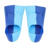 2pcs Swim Fins 2 Colour Blue Silicone Anti Slip Swimming