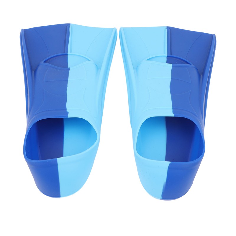 2pcs Swim Fins 2 Colour Blue Silicone Anti Slip Swimming