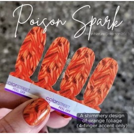 Color Street Poison  Spark- 4 Pack Accent