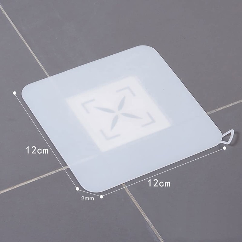 Silicone Tub Stopper Floor Drain Cover, 2 Pieces Sewer Anti-Odor