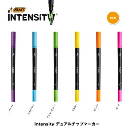 Bic Japan ST2022SP-05 2-in-1 Intensity Dual Tip Marker, Colorful Color, Set of 6
