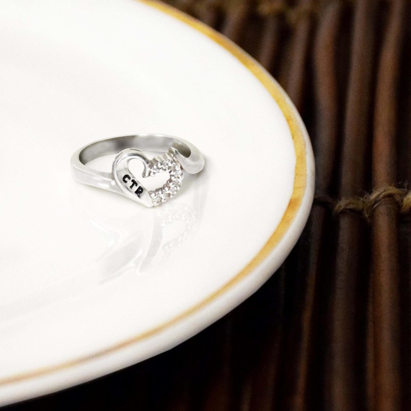 Ringmasters Sweetheart with a Cubic Zirconium LDS CTR Ring Choose